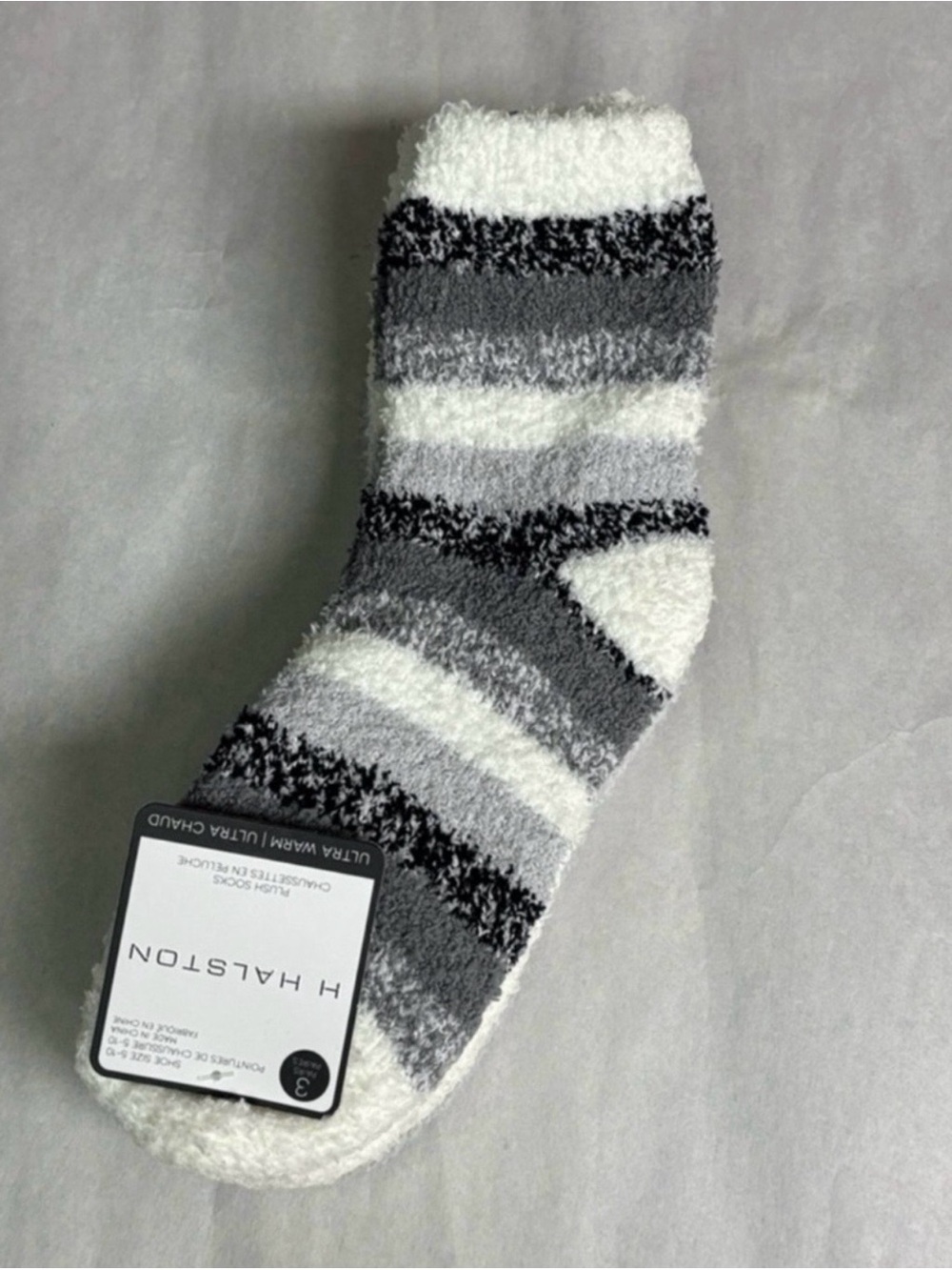 New Halston Socks Women’s 3 Pair Ultra Warm Cozy Plush Socks Casual Soft Classic